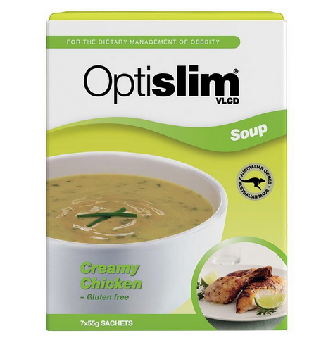 OptiSlim VLCD Soup Creamy Chicken 7 x 55g Sachets