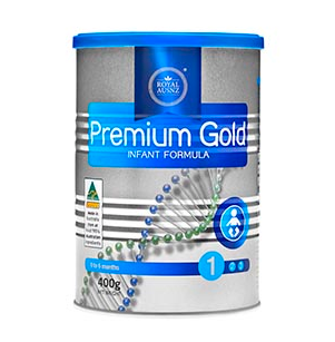 Royal AUSNZ Premium Gold Infant Formula Step 1 (0-6 Months) 400g