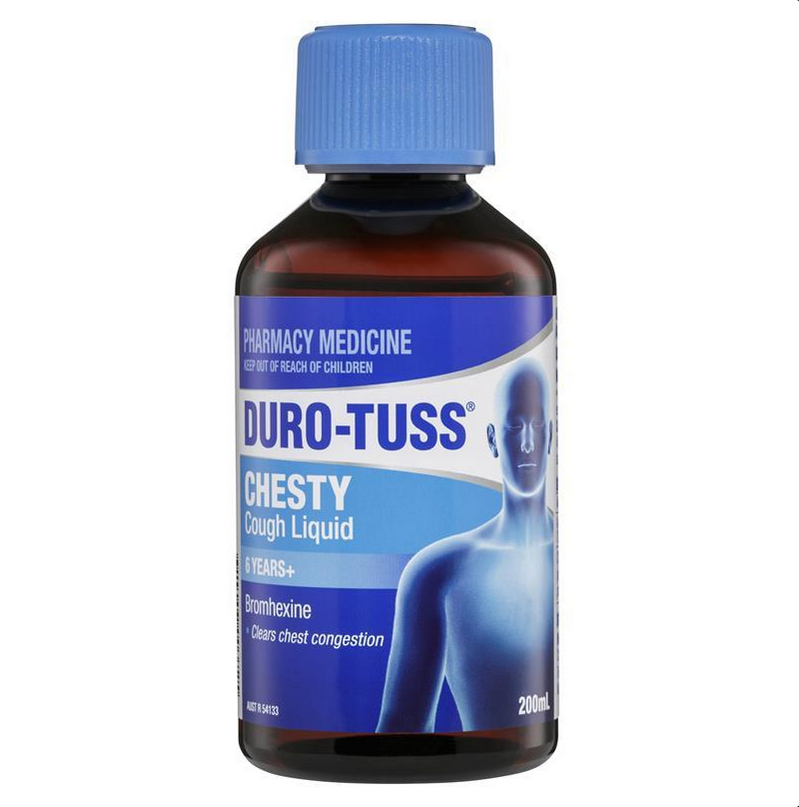 DURO-TUSS Chesty Cough Liquid 6 Years+ 200mL (Limit ONE per Order)