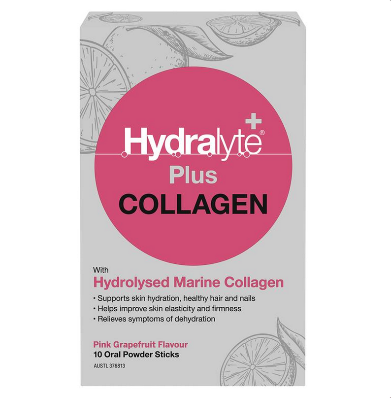 Hydralyte Plus Collagen Powder Sticks 10 Sticks