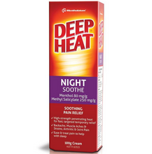 Load image into Gallery viewer, Deep Heat Night Soothing Pain Relief Cream 100g