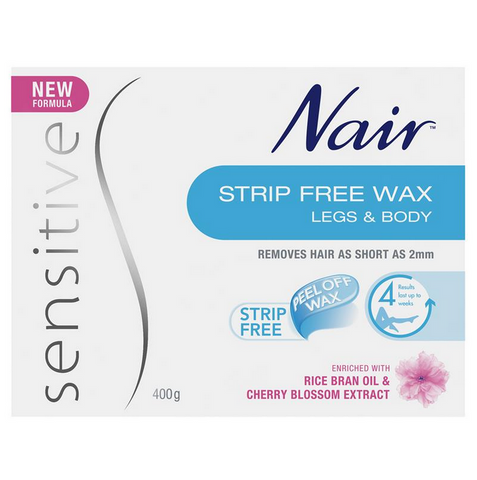 Nair Sensitive Legs & Body Strip Free Wax 400g