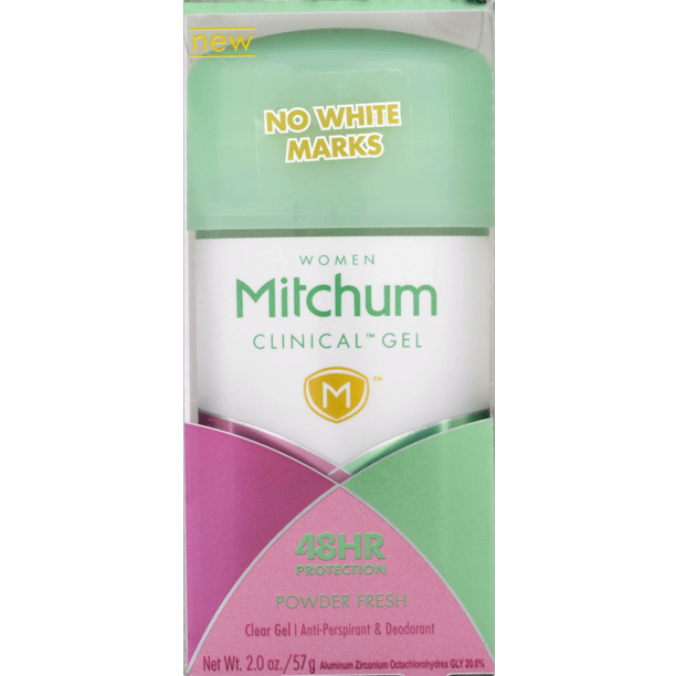 Mitchum Clinical Women's 48-Hour Clinical Gel Anti-Perspirant & Deodorant Powder Fresh 57g
