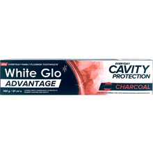 Load image into Gallery viewer, White Glo Advantage Charcoal Toothpaste 140g