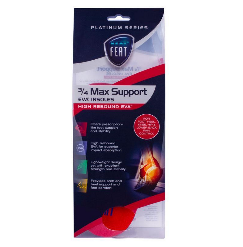 Neat Feat Orthotics Footcare Maximum Foot Support Small