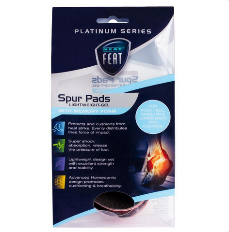 Neat Feat Orthotics Cushioning Spur Pads Medium