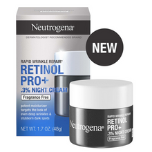 Load image into Gallery viewer, Neutrogena Rapid Wrinkle Repair Retinol Pro+ .3% Night Cream 48g