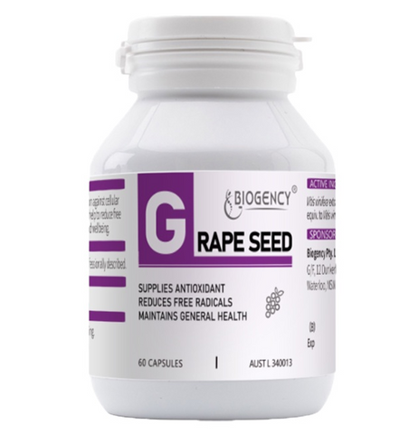 Biogency Grape Seed 60 Capsules