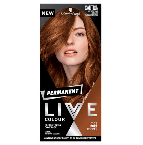 Schwarzkopf Live Salon Permanent 7.77 Pure Copper