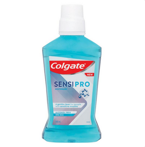 Colgate Mouthwash Sensi Pro Alcohol Free 500mL