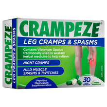 Load image into Gallery viewer, Crampeze Leg Cramps &amp; Spasms 30 Tablets
