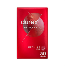 Load image into Gallery viewer, Durex Fetherlite Ultra Thin Feel Condoms Extra Sensitive 30 Pack