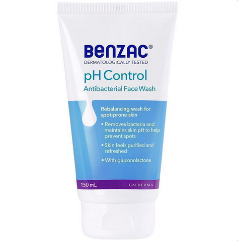 Benzac PH Control Antibacterial Face Wash 150mL