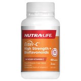 Nutra-Life Ester-C High Strength + Bioflavonoids 60 Tablets