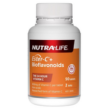 Load image into Gallery viewer, Nutra-Life Ester-C+ Bioflavonoids 50 Tablets