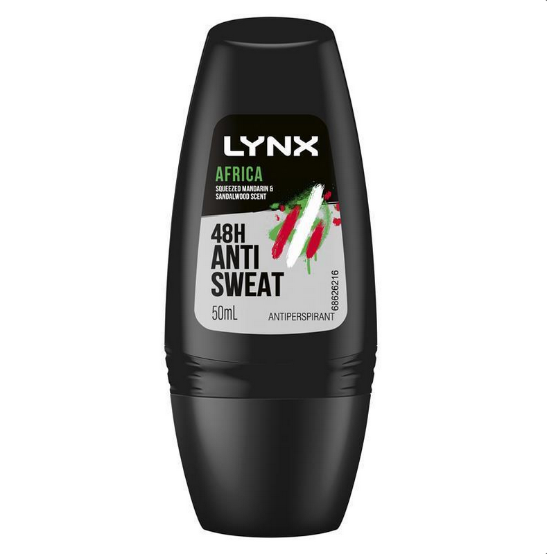 Lynx Deodorant Africa Roll On 50mL