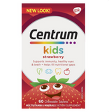 Centrum Kids Multi Vitamin Strawberry 60 Chewable Tablets
