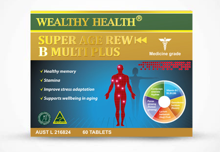 Wealthy Health Super Age Rewind B Multi Plus 60 Tablets