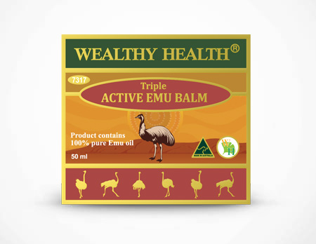 Wealthy Health Triple Active Emu Balm 50ml