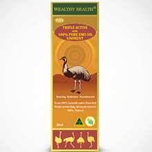 Load image into Gallery viewer, Wealthy Health Triple ACTIVE with 100% Pure EMU OIL Liniment 30ml