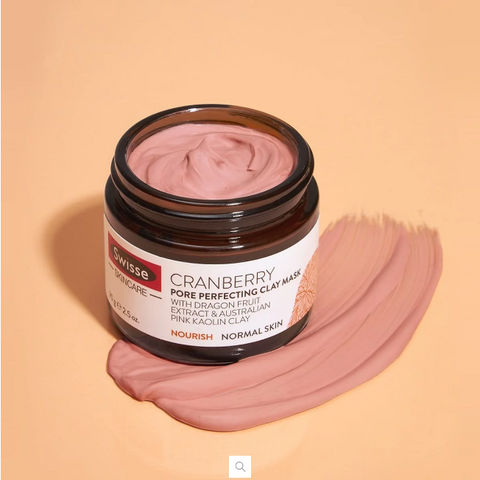 SWISSE Skincare Cranberry Pore Perfecting Clay Mask 70g