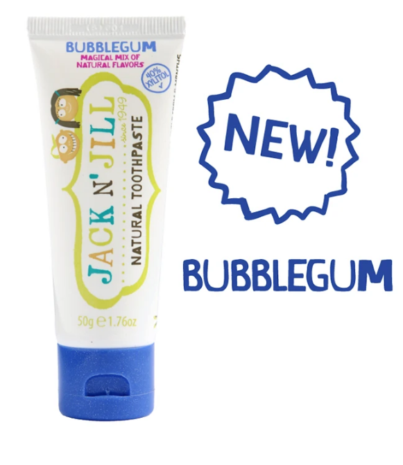 Jack N' Jill Natural Toothpaste Bubble Gum 50g