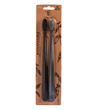 The Natural Family Co Bio Toothbrush TM Pirate Black & Monsoon Mist Twin Pack