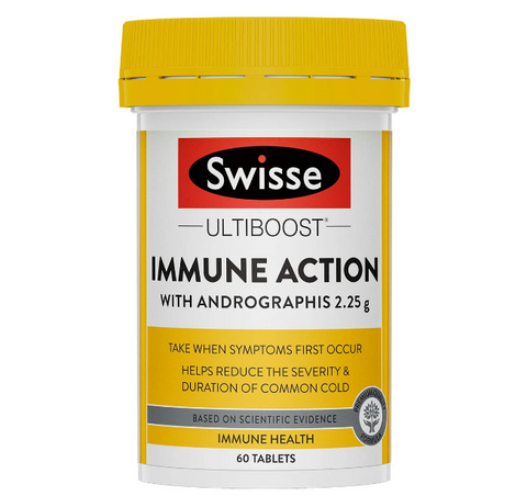 SWISSE Ultiboost Immune Action 60 Tablets