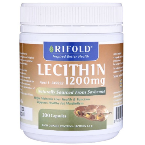 Rifold Lecithin 1200mg 200 Capsules