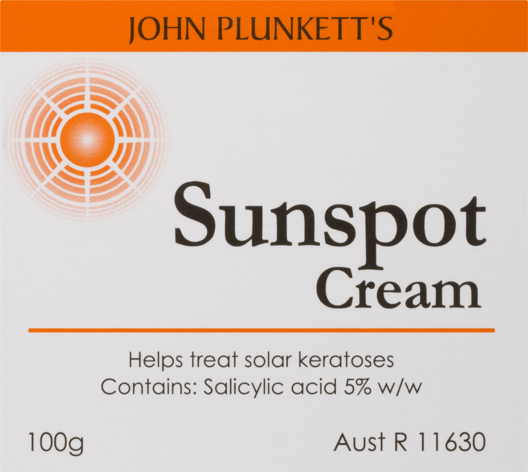 John Plunkett's Medicated Skin Sunspot Cream Jar 100g