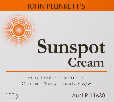 John Plunkett's Medicated Skin Sunspot Cream Jar 100g