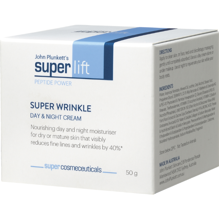 John Plunkett's SuperLift Super Wrinkle Day & Night Cream 50g