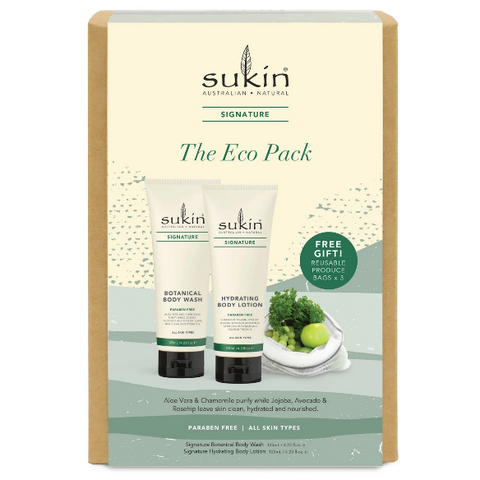 SUKIN Signature The Eco Pack with Reusable Produce Bags