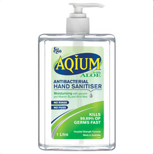 Load image into Gallery viewer, Aqium Antibacterial Hand Sanitiser (Aloe) 1L