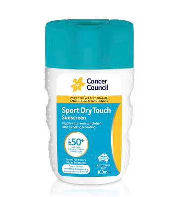 Cancer Council Sport Dry Touch Lotion SPF50+ 4HR Water Resistance 100mL
