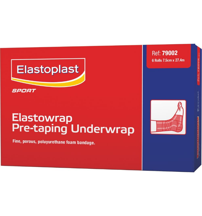 Elastoplast Sport Pre Tape Underwrap 7.5cm X 27.4m (6)