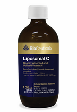 Load image into Gallery viewer, Bioceuticals Liposomal C 100mL