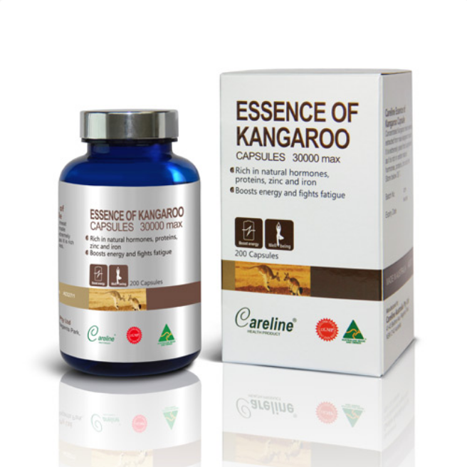 Careline Blue Summit Essence of Kangaroo 30000 Max 200 Capsules