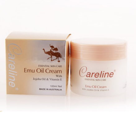 Careline Emu Oil Cream with Jojoba Oil & Vitmain E 100mL