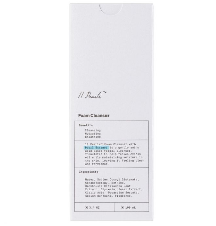 Unichi 11 Pearls Foam Cleanser 100mL (expiry 2/24)