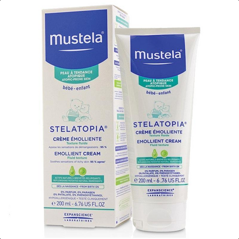 Mustela Stelatopia Emollient Cream 200mL (Expiry 02/2025)