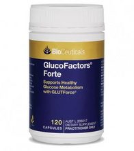 Load image into Gallery viewer, Bioceuticals GlucoFactors Forte 120 Capsules