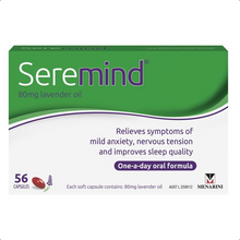 Load image into Gallery viewer, Seremind 80mg Lavender Oil 56 Capsules