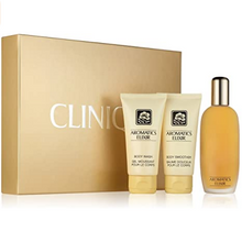 Load image into Gallery viewer, Clinique Aromatic Elixir 100mL 3pc Holiday Gift Set (Outer Box Damaged)