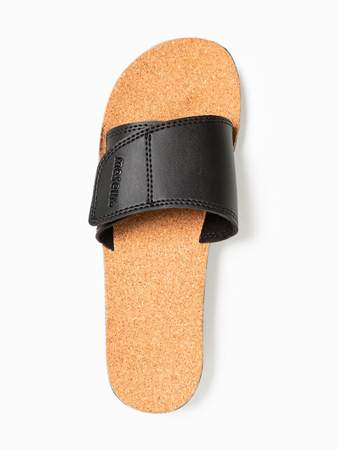 Maseur Gentle Massage Sandal - Black