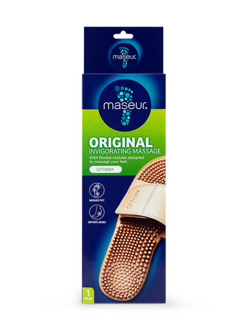 Maseur Invigorating Massage Sandal - Beige