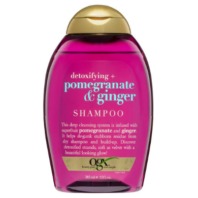 OGX Detoxifying + Pomegranate & Ginger Shampoo 385mL