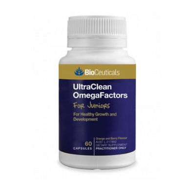 Bioceuticals UltraClean OmegaFactors for Juniors 60 Capsules