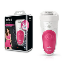 Load image into Gallery viewer, Braun Silk-Epil 5 2-in-1 Starter Set Wet &amp; Dry Epilator + 3 Extras - Raspberry Pink (Ships May)