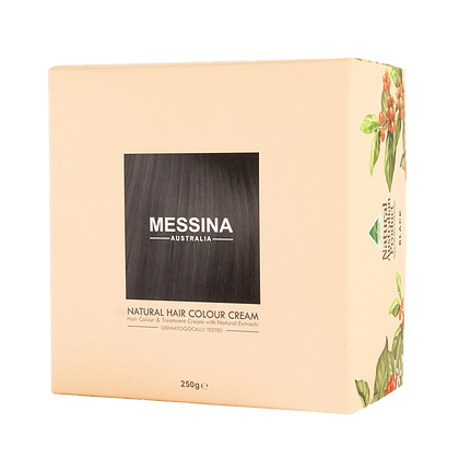 Messina Natural Hair Colour Cream BLACK 250g